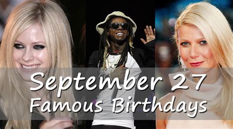 september 27th famous birthdays|what happened september 27.